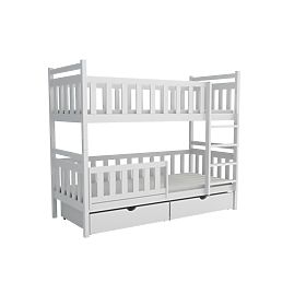 Lit superposé pour enfants Karol - blanc