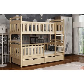 Lit superposé pour enfants Krystian - naturel