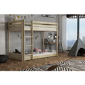 Lit superposé pour enfants Matěj - naturel