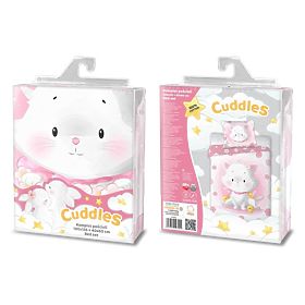 Literie enfant 135x100 cm + 60x40 cm Chaton