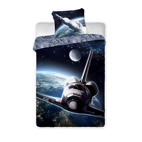 Literie enfant 140x200 cm + 70x90 cm Space, Faro