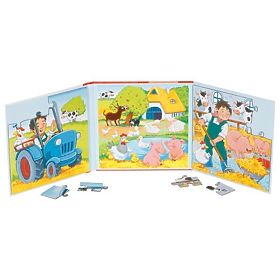 Livre de puzzle magnétique Ferme
