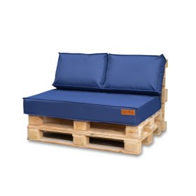 Lot de coussins pour meuble en palette - Bleu foncé