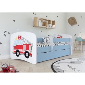 Lit enfant maison avec barrière Ziva baby