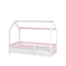 Lit cabane Sofia 160x80 cm - rose