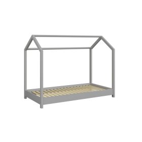 Lit cabane enfant Bella - gris, All Meble