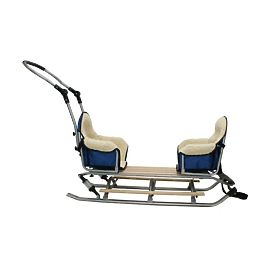 Luge pour jumeaux Duo Sport - couleur siège noir