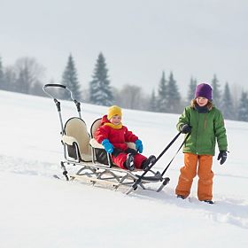Luge pour jumeaux Duo Sport - couleur siège noir