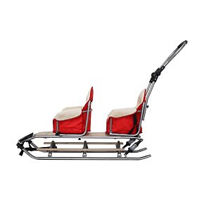 Luge pour jumeaux Duo Sport - couleur siège rouge