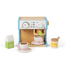 Machine à café en bois