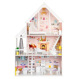 Maison de poupée en bois Résidence Pastel