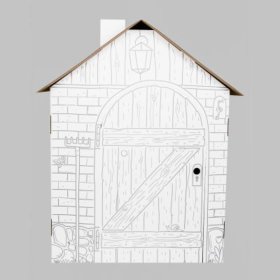 Pour enfants de carton maison de poupée Tektorado