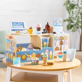 Mega Glacier - ensemble en bois pour jouer dans un magasin de glaces