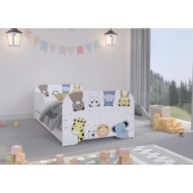 Lit enfant MIKI 160 x 80 cm - ZOO, Wooden Toys