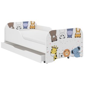 Lit enfant MIKI 160 x 80 cm - ZOO, Wooden Toys