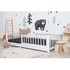 Lit bas enfant Montessori Ourbaby - blanc, Ourbaby®