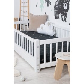 Lit bas enfant Montessori Ourbaby - blanc