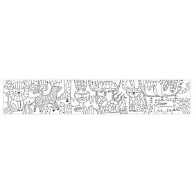 Mudpuppy Mini livre de coloriage animaux colorés, Mudpuppy