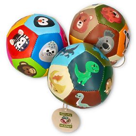 Nature Planet Balle douce avec animaux sauvages