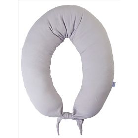 Coussin MOON MUSLIN 260cm - gris, Babymatex