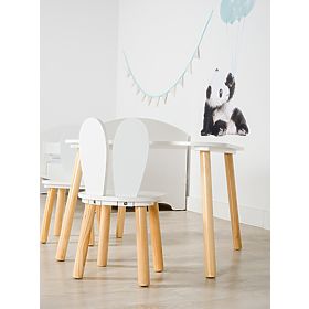 Ourbaby - Table et chaises enfant avec oreilles de lapin, SENDA