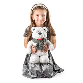 Ours polaire en peluche ICY 37 cm