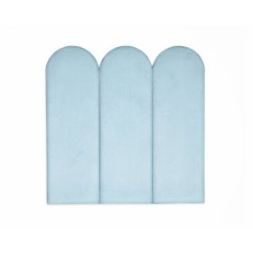 Panneau rembourré Obluček - bleu bébé, MIRAS