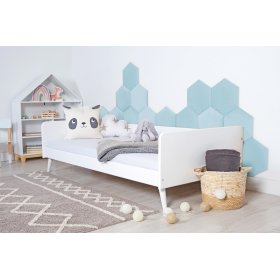 Panneau rembourré Hexagon - bleu bébé, MIRAS