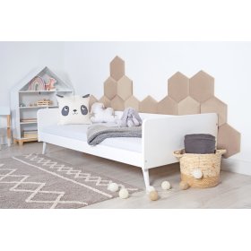 Panneau rembourré Hexagone - beige, MIRAS