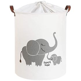 Panier à jouets - éléphants