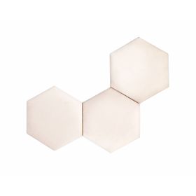 Panneau rembourré Hexagone - crème, MIRAS