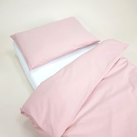 Parure de lit en coton pour enfants 120x90 cm - rose