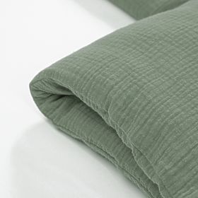 Parure de lit en mousseline Ourbaby 135x100 + 40x60 cm - vert, Ourbaby®