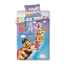 Parure de lit enfant 140x200 cm + 70x90 cm Pat' Patrouille, Faro, Paw Patrol
