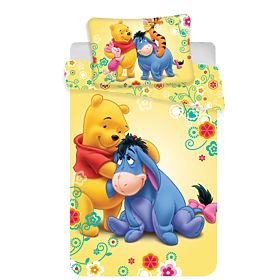 Parure de lit bébé Winnie l'Ourson 100x135 cm + 40x60 cm, Winnie the Pooh