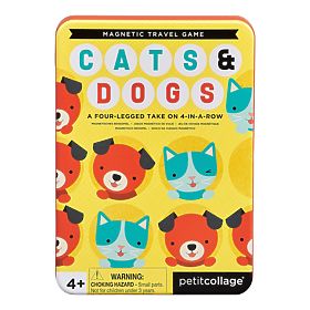 Petit Collage Jeu Magnétique Chats et Chiens