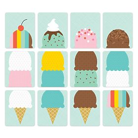 Petit Collage Jeu Meilleure Glace