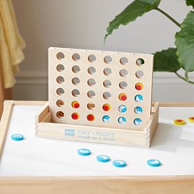 Petit Collage Jeu Quatre en ligne jour et nuit