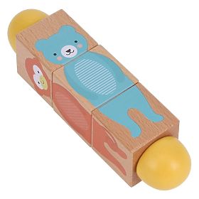 Petit Collage Jouet en Bois Twist Match