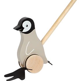 Pingouin à pousser sur bâton
