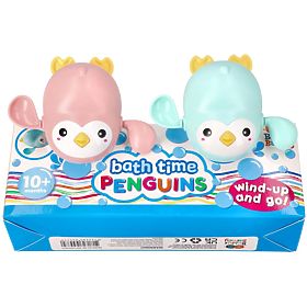 Pingouins à remonter pour le bain