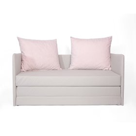 Canapé-lit Jack - gris clair / rose pur, SFM