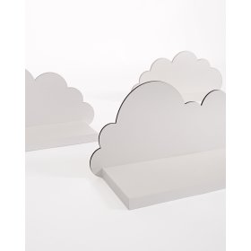 Lot de 3 étagères - nuage blanc, Ourbaby