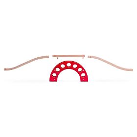 Pont avec arche rouge