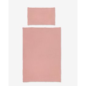 Parure de lit en mousseline avec rembourrage Hawaii- rose, AlberoMio
