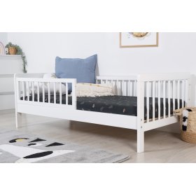 Lit enfant avec barrière TEDDY - blanc, Ourbaby®