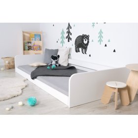 Lit en bois Montessori Sia - blanc