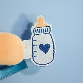 Poupée Doudou Jolijou 18 cm bleue