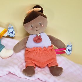 Poupée Doudou Jolijou 18 cm orange, Doudou Jolijou Paris