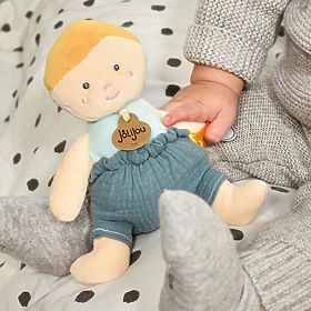 Poupée Doudou Jolijou 18 cm verte, Doudou Jolijou Paris